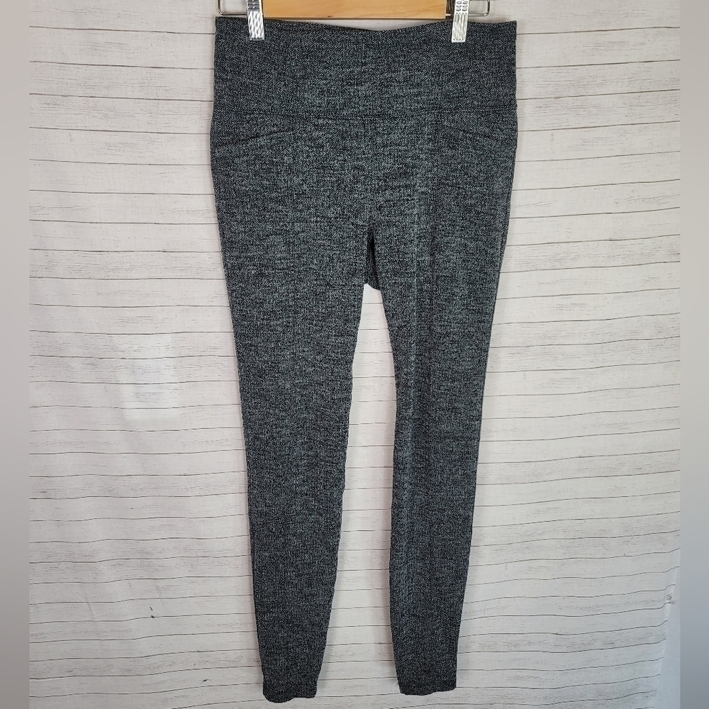 ATHLETA HERRINGBONE METRO LEGGINGS w POCKETS, SZ SMALL